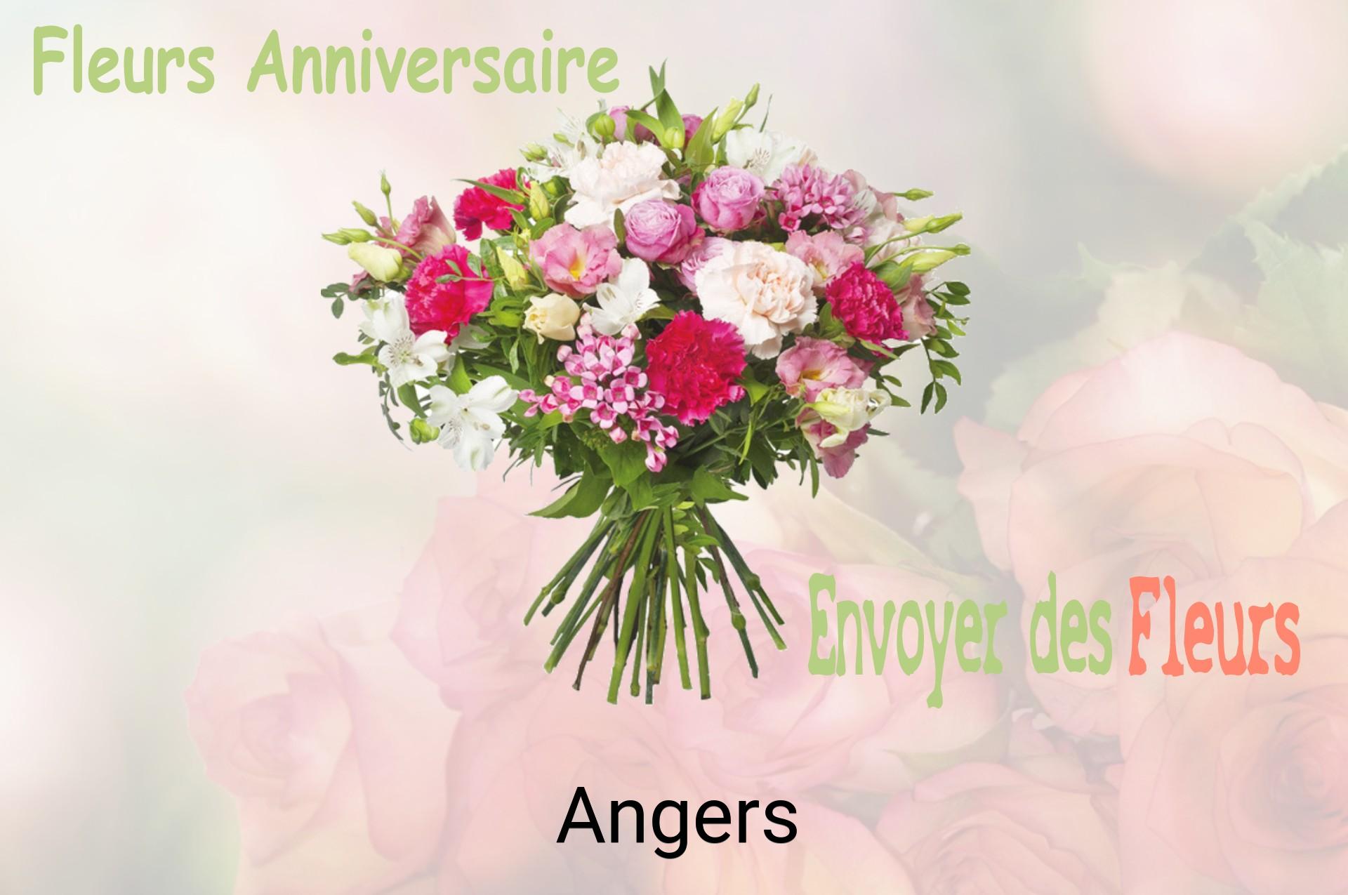 Bouquet de fleurs d’anniversaire livré à Angers